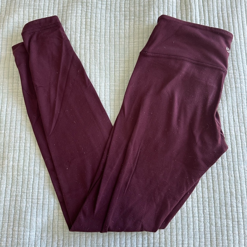 Lululemon reversible leggings size 6